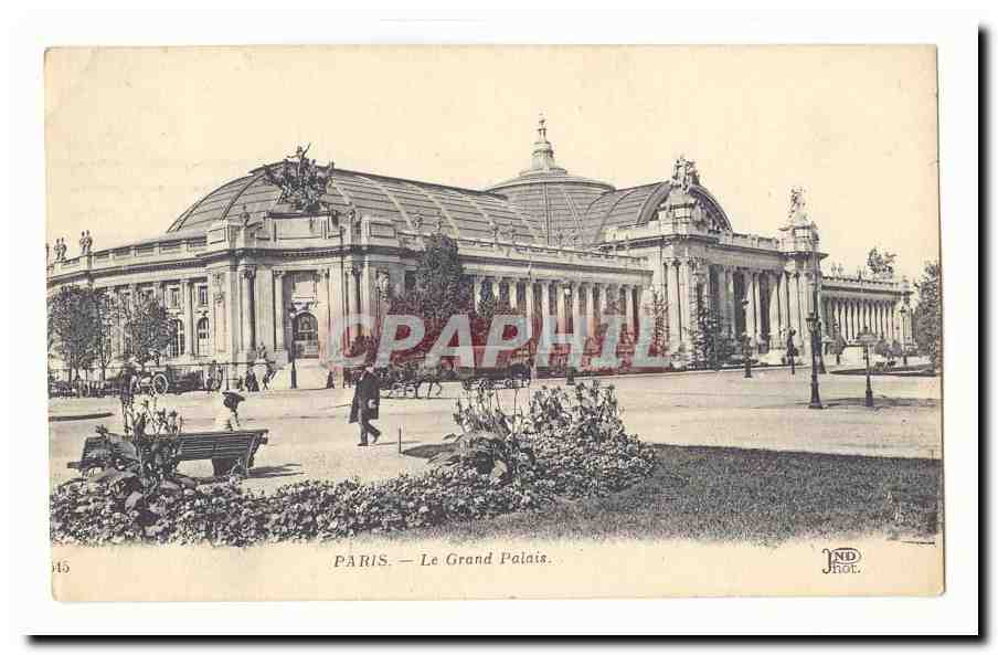 Paris (8eme) CPA Le grand palais
