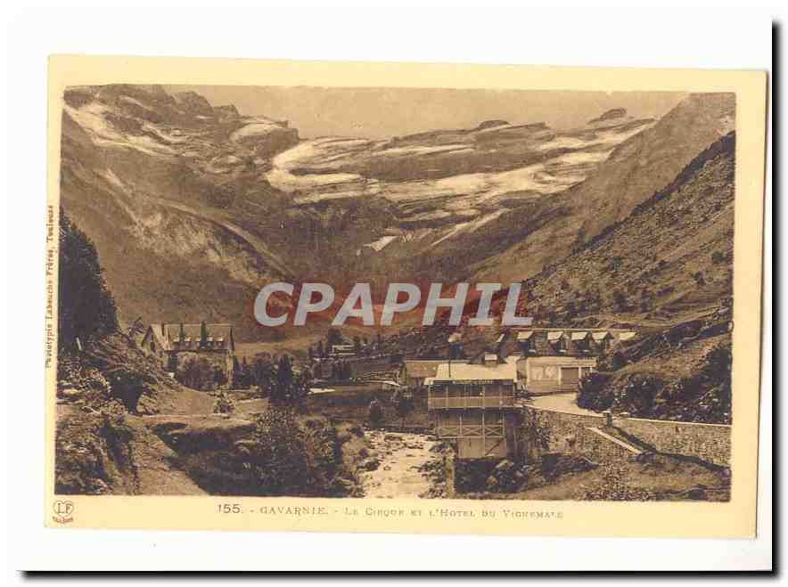 Gavarnie CPA Le cirque et l'hotel de Vignemale