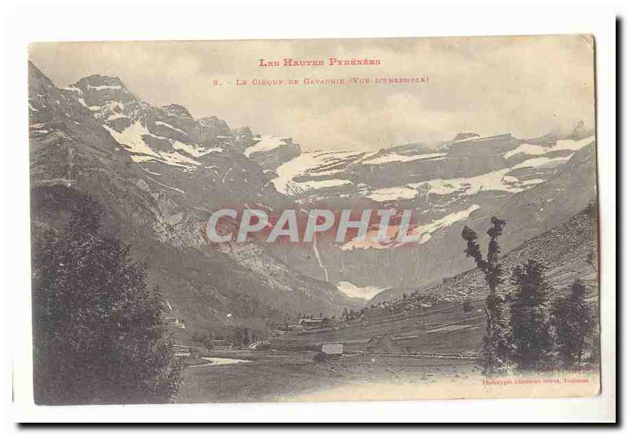 gavarnie CPA Le cirque de Gavarnie (vue d'ensemble)