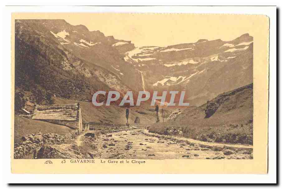 Gavarnie — Le Gave et le Cirque — CPAPHIL