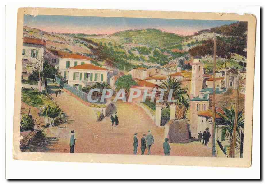 Villefranche sur mer CPA Quartier de la Poste