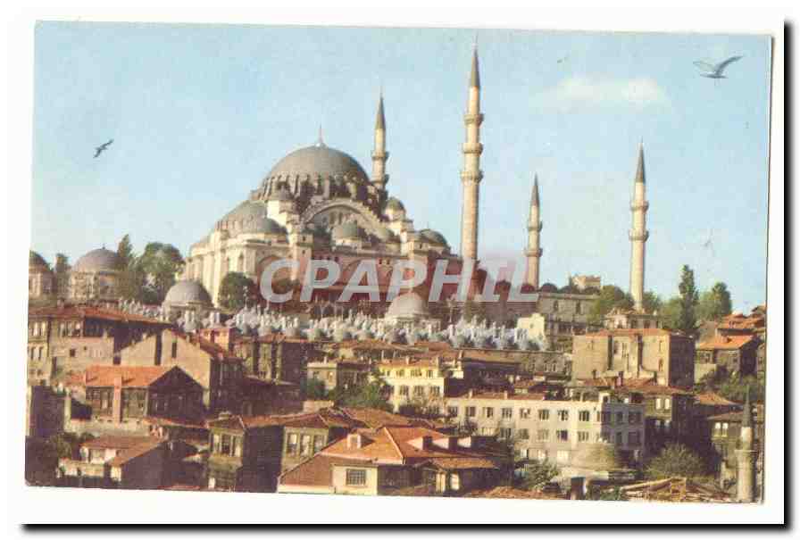 Turquie Turkey Constantinople CPA La mosquee de Soliman le magnifique