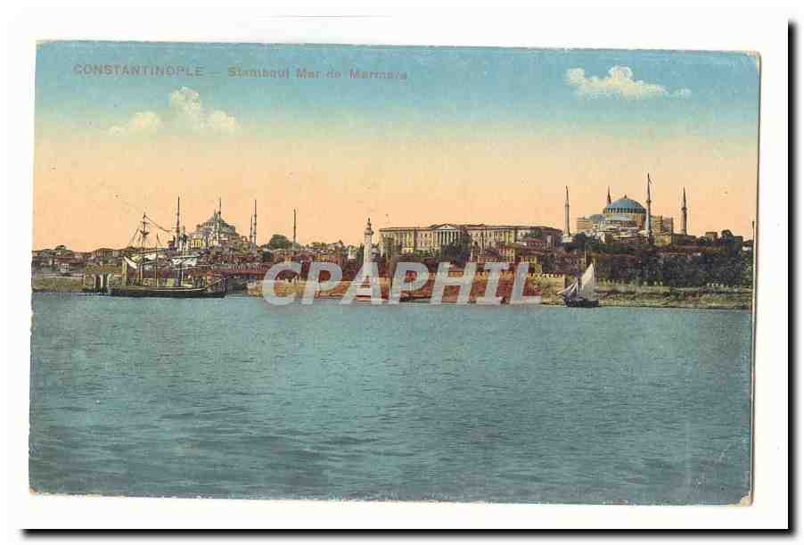 Turquie Turkey Constantinople CPA Stamboul de Marmara