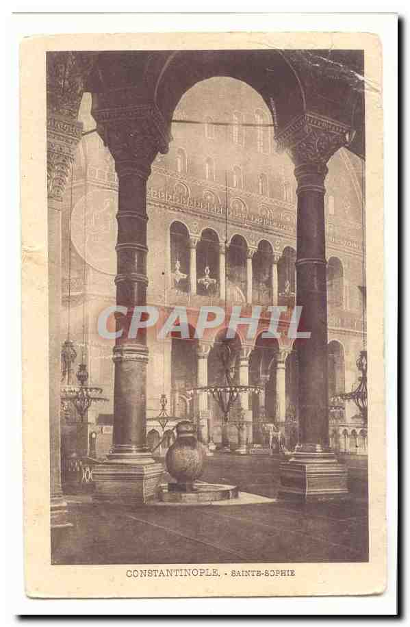 Turquie Turkey Constantinople CPA Sainte Sophie