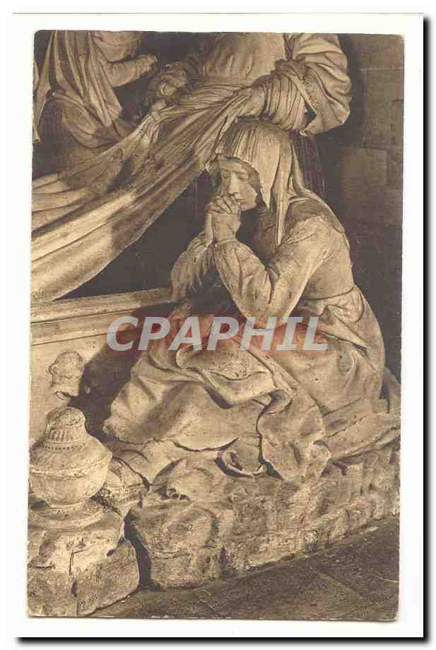 Les Saints de Solesmes CPA La Madeleine au tombeau du Christ (1496)
