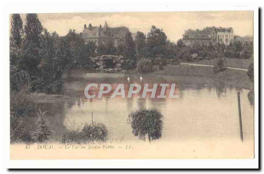 Douai CPA Le lac au jardin public