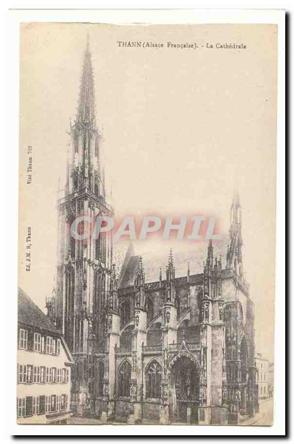 Thann CPA La cathedrale
