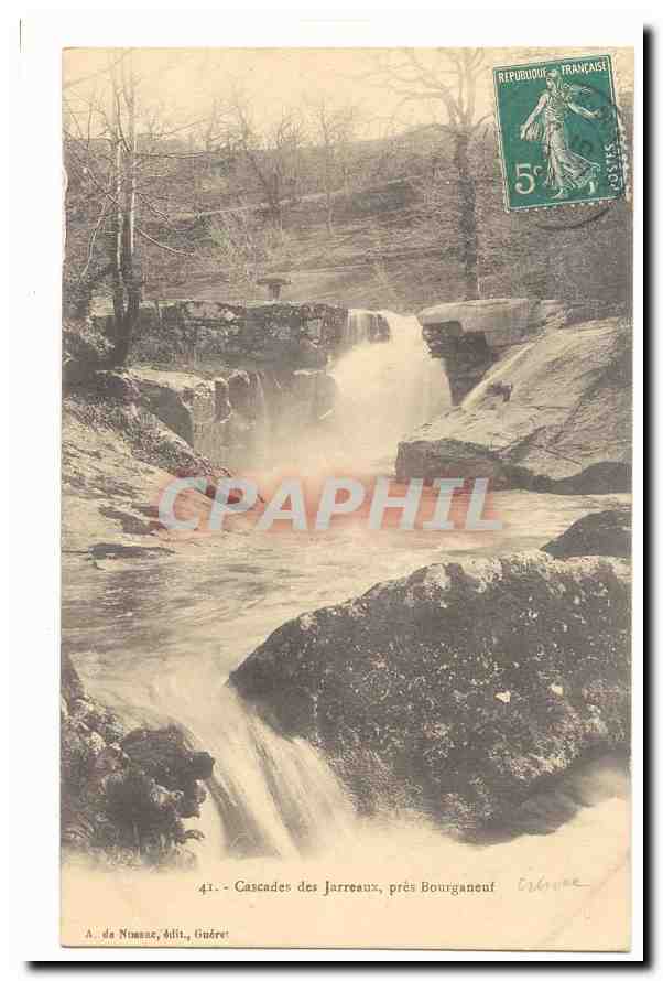 CPA Cascades des Jarreaux pres Bourganeuf