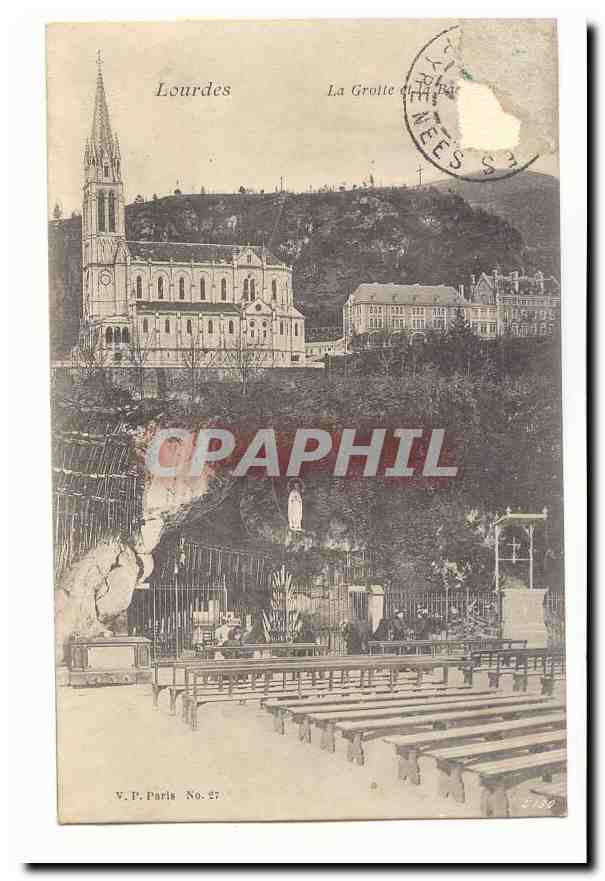 Lourdes CPA La grotte et la bastide