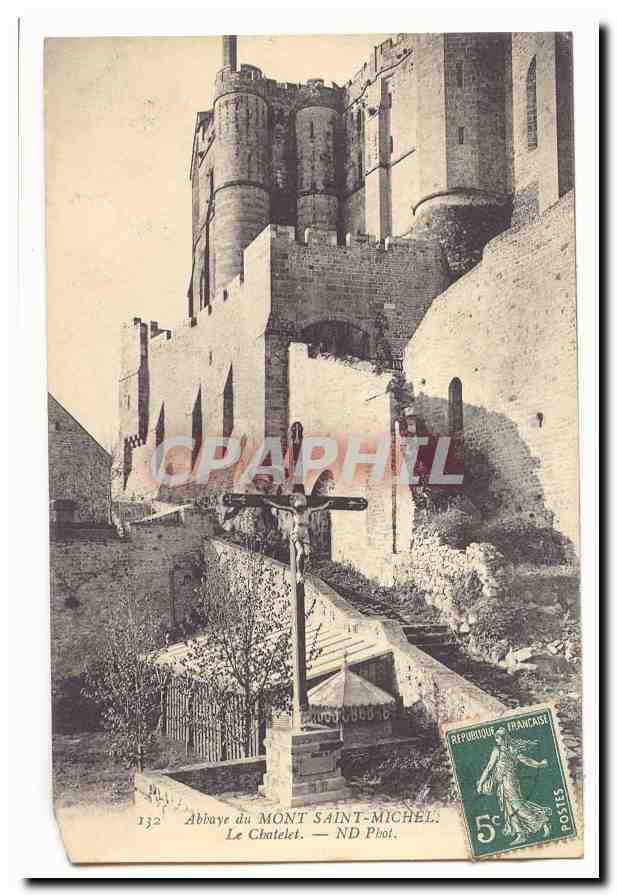 Mont Saint Michel CPA Le Chatelet