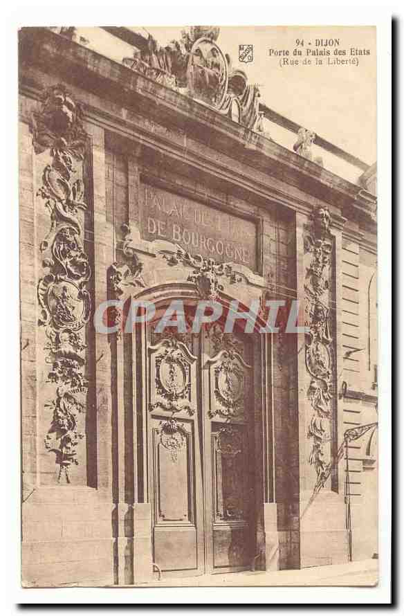 Dijon CPA Porte du palais des Etats