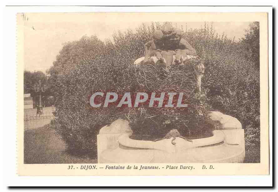 Dijon CPA Fontaine de la Jeunesse Place Darcy