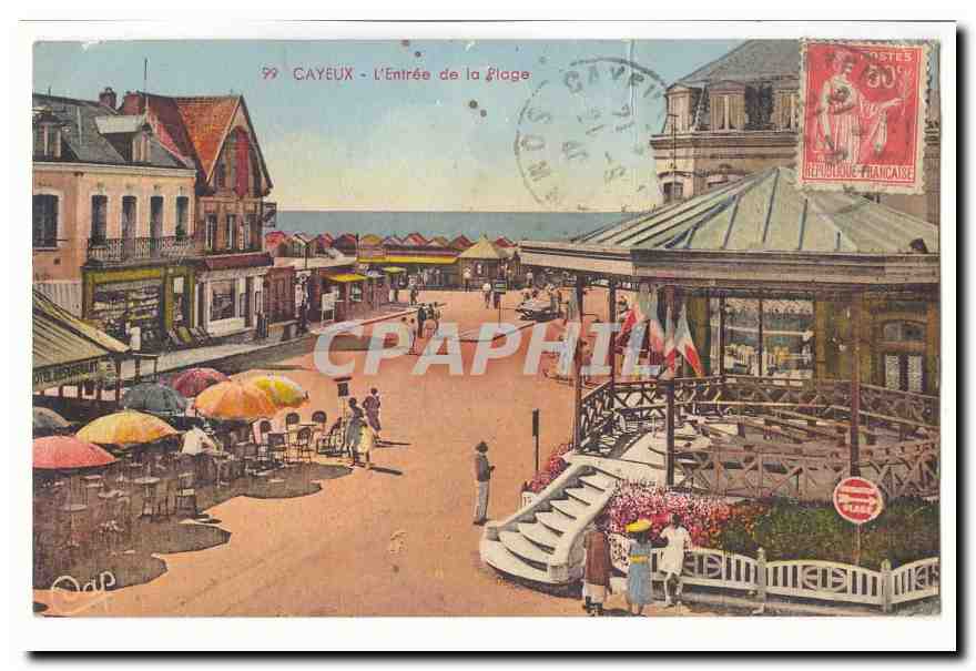 Cayeux - L'Entrée de la Plage — éditeur OAP, n° 99