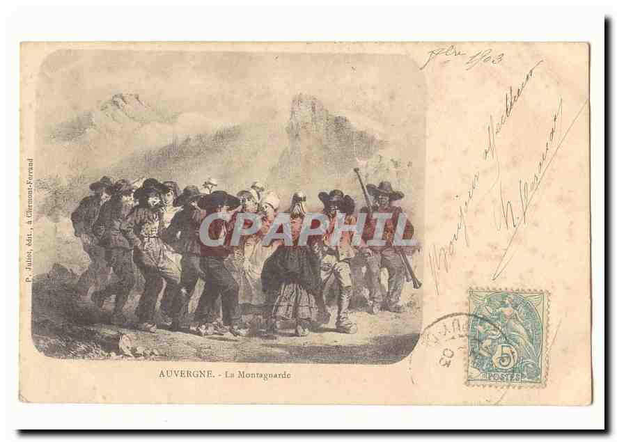 Auvergne CPA La Montagnarde (Revolution)