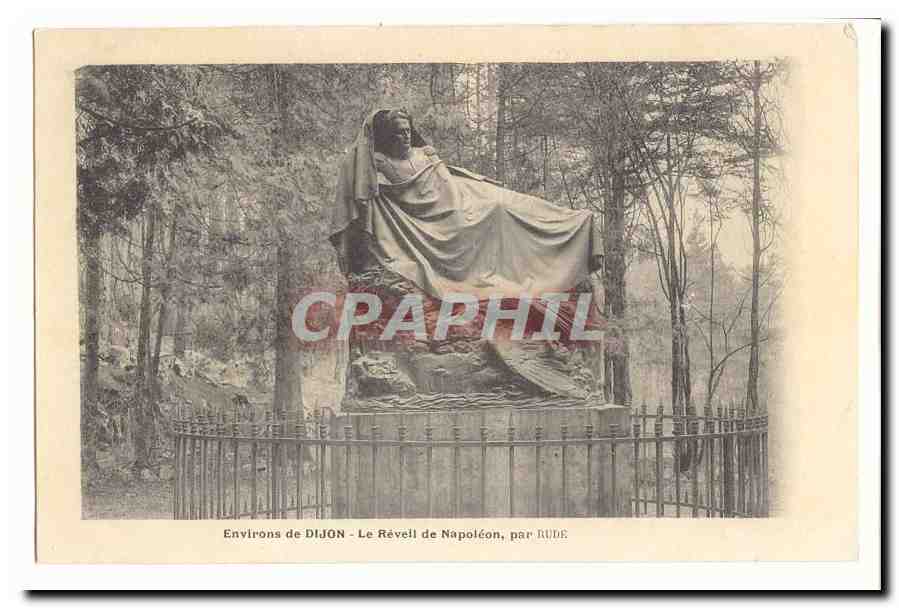Environs de Dijon CPA Le reveil de Napoleon par Rude