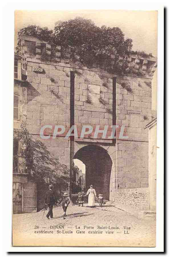 Dinan — La Porte Saint-Louis — Vue extérieure