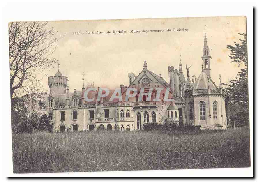 CPA Chateau de Keriolet Musee departemental du Finistere
