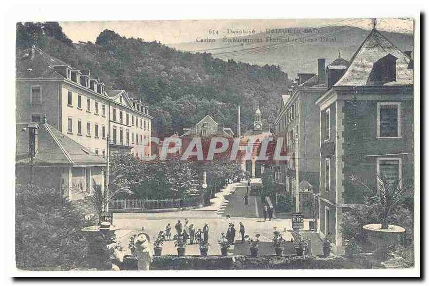 Uriage les Bains CPA Casino Etablissement thermal et Grand Hotel