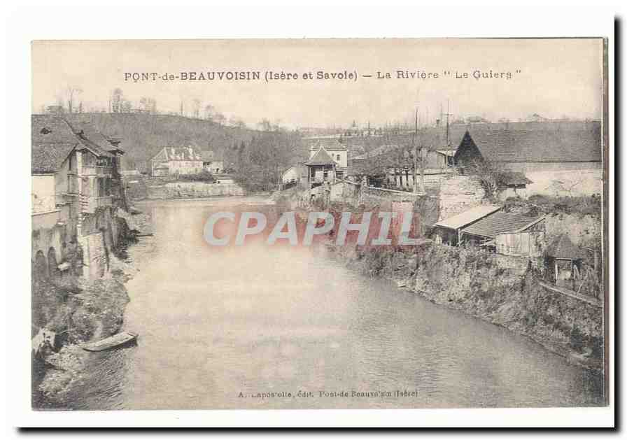 Pont-de-Beaupoisin (Isère et Savoie) — La Rivière "Le Quiers"