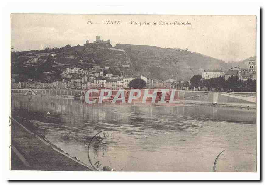 Vienne CPA Vue prise de Sainte Colombe