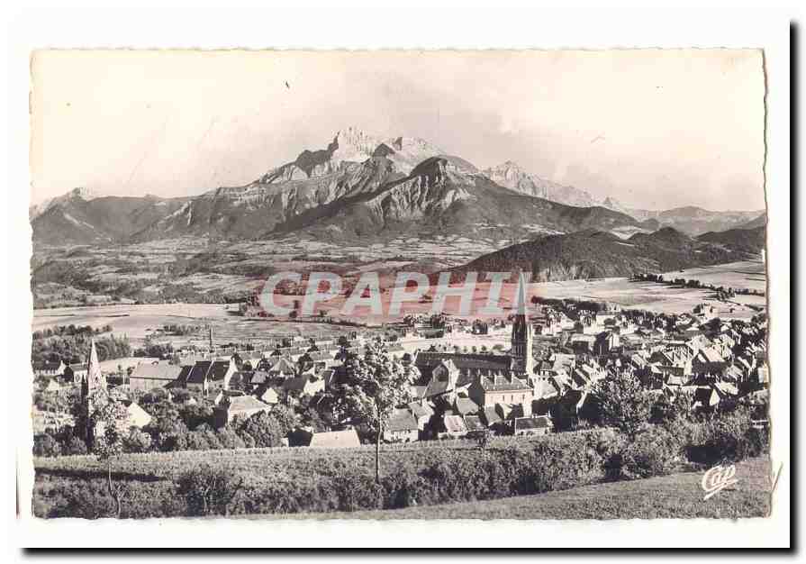 La Mure CPA Vue generale et l´Obiou (2793m)