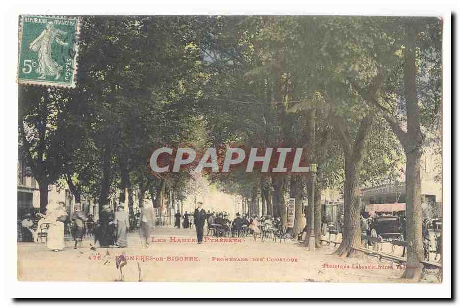 Magnères-or-Bigorre — Promenade des Courtoubs — Phototypie Labouche, Frères, Toulouse