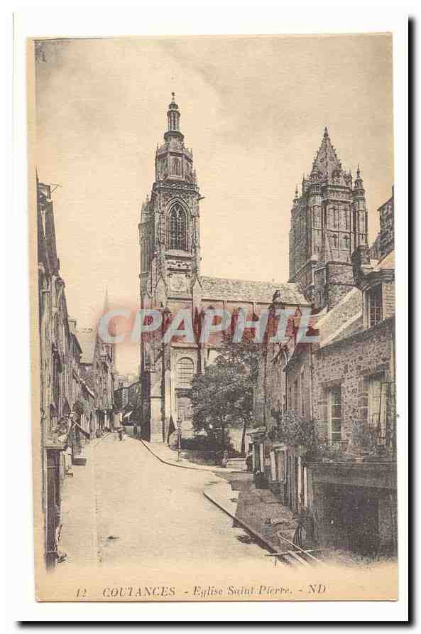 Coutances - Église Saint-Pierre - ND