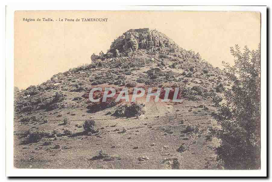 Maroc Region de Tadla CPA Le poste de Tamerount