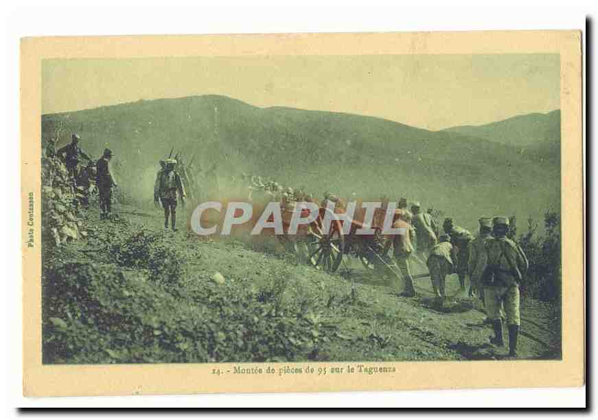 Montée de pièces de 95 sur le Taguenza — Photo Cottizaro