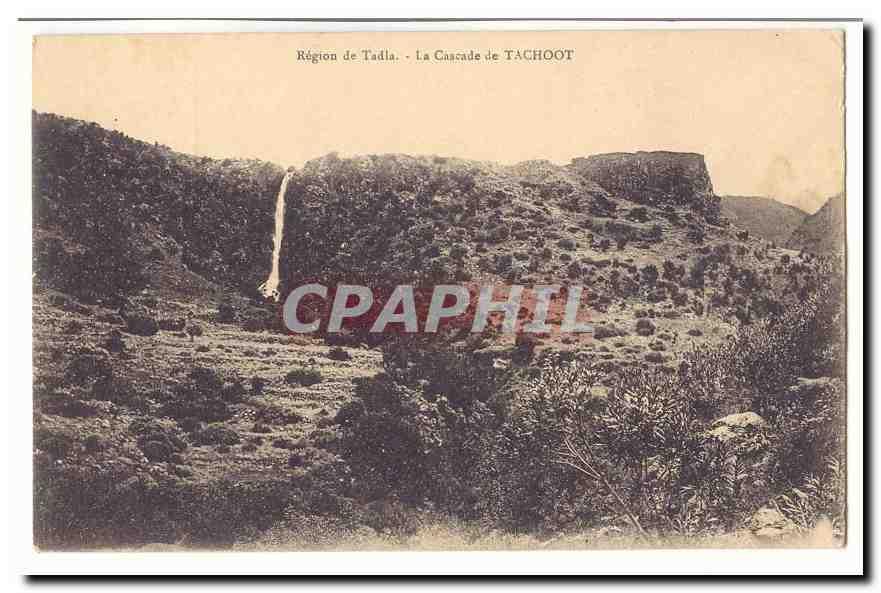 Maroc Region de Tadla CPA La cascade de Tachoot