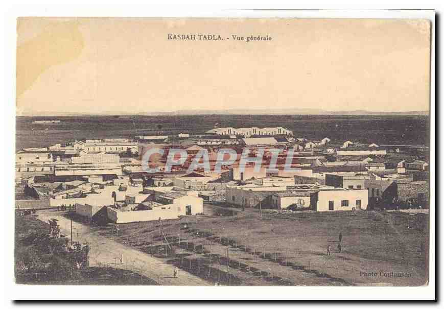 Maroc Kasbah Tadla CPA Vue generale