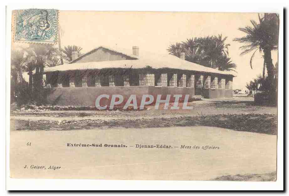 Djenan-Eddar — Mess des officiers — J. Geiser, Alger