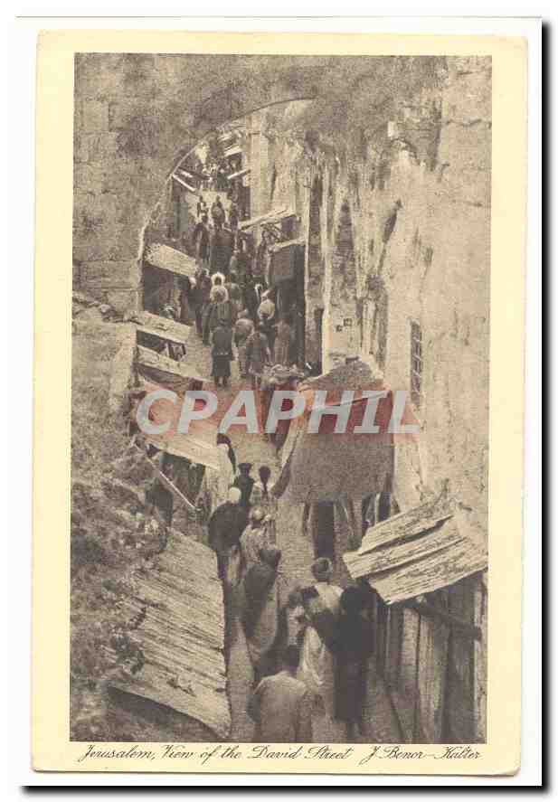 Israel CPA Jerusalem View of the David street