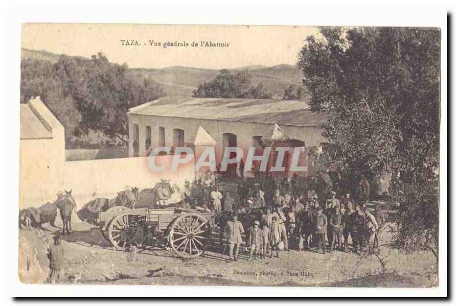 Taza - Vue générale de l'Abattoir — Peinechou, photo. à Taza Haut