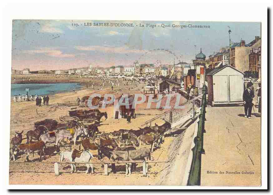 Les Sables-d'Olonne - La Plage - Quai Georges-Clemenceau — Édition des Nouvelles Galeries, n°119