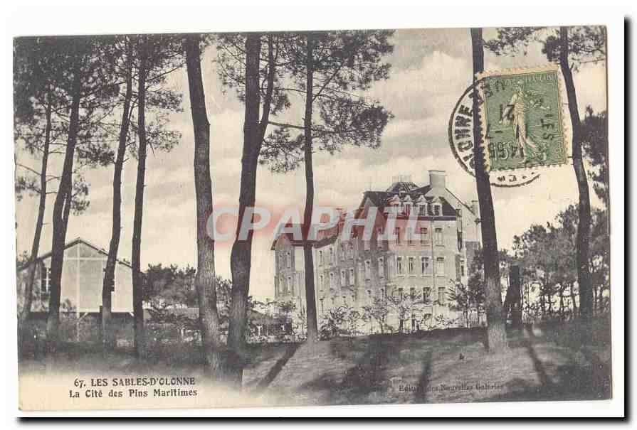 Les Sables d´Olonne CPA La cite des Pins Maritimes (colonie enfants)