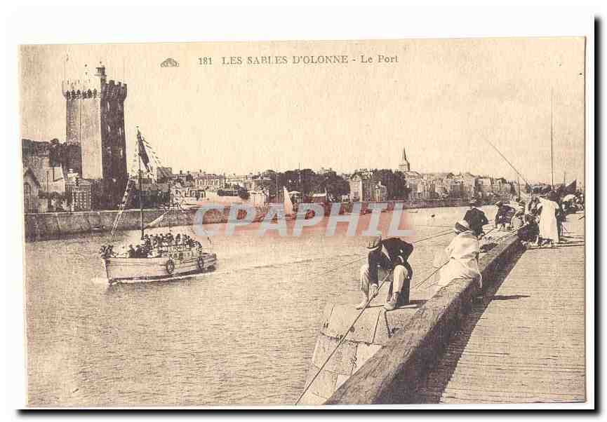 Les Sables d´Olonne CPA Le port (pecheurs)