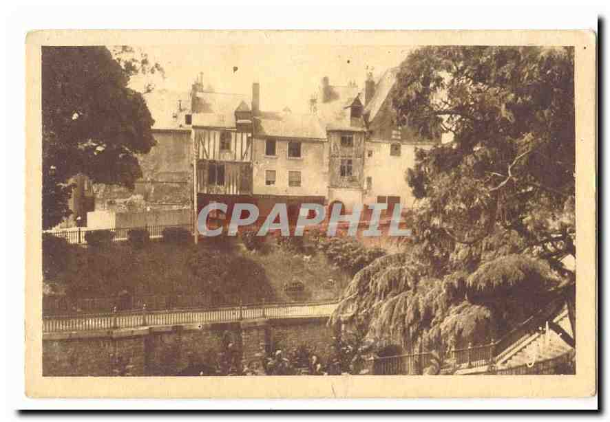 Le Mans CPA Vieilles maisons de la rue du Pilier Rouge
