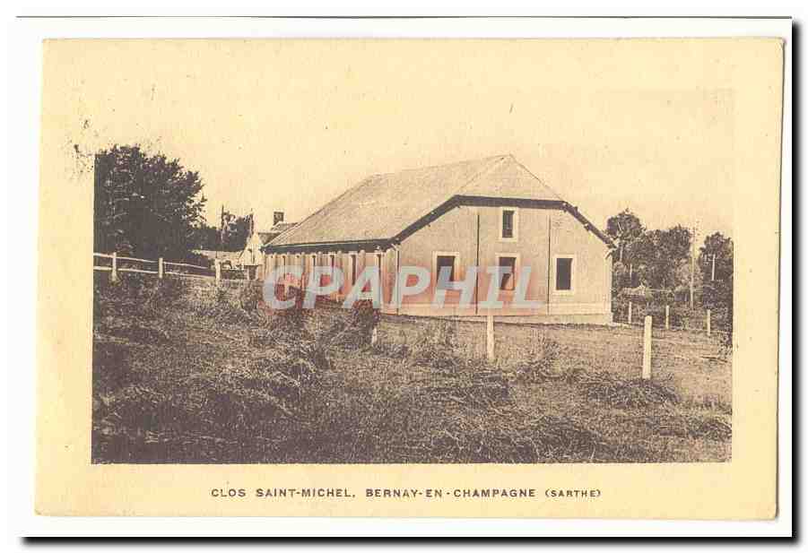 Clos Saint Michel Bernay en Champagne CPA