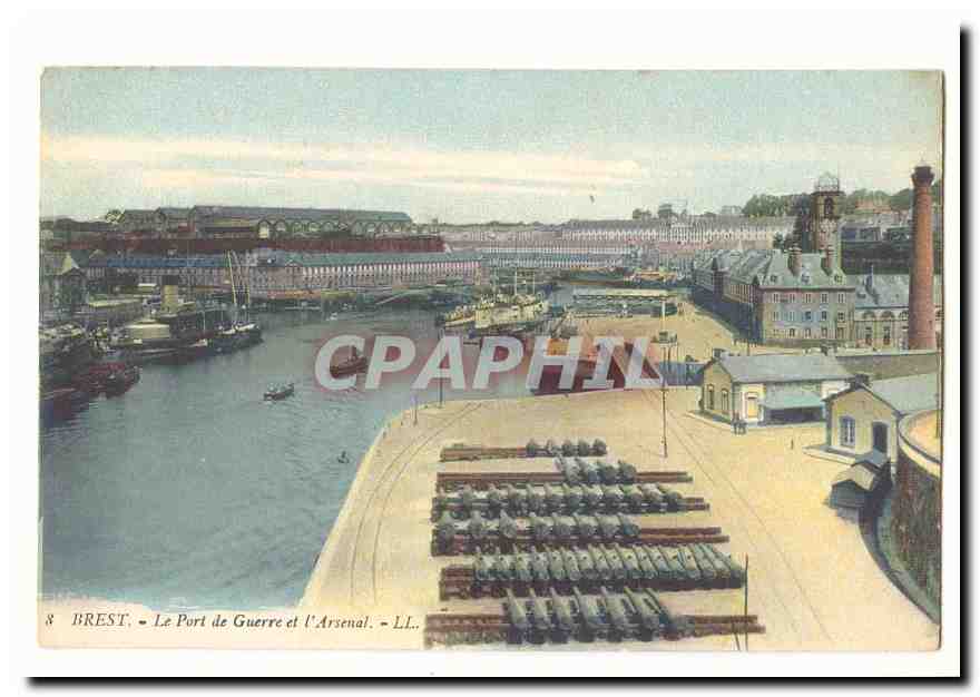 Brest CPA Le port de guerre et l'arsenal