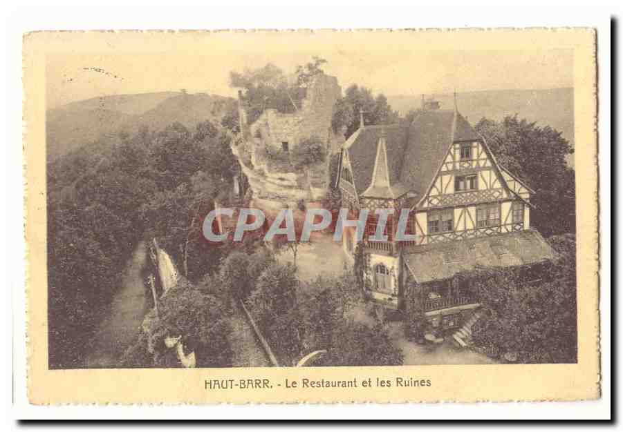 Haut Barr CPA Le Restaurant et les Ruines
