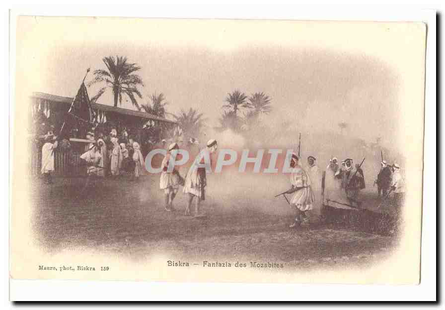 Biskra — Fantasia des Mozabites — Mauro, phot. Biskra 159