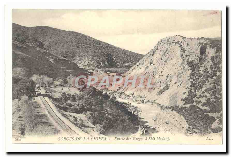 Gorges de la Chiffa — Entrée des Gorges à Sidi-Mudani — LL.
