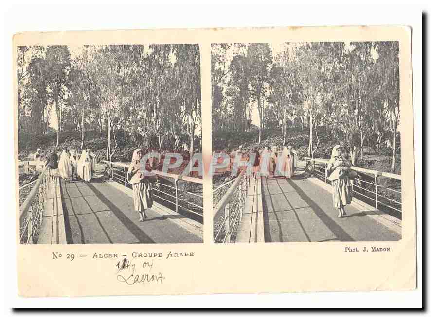 Algér - Groupe Arabe — Phot. J. Madon, n° 29