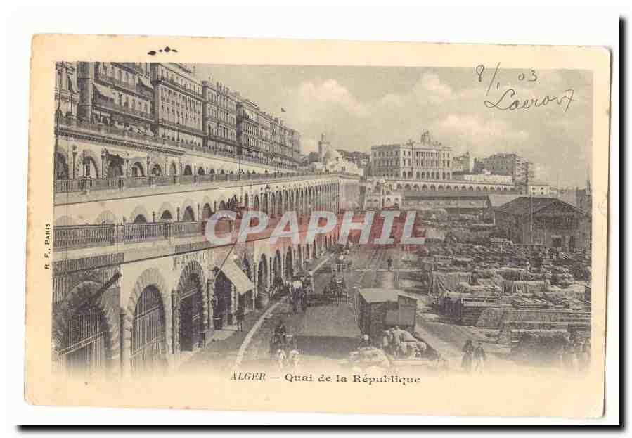 ALGER — Quai de la République — B. F. PARIS