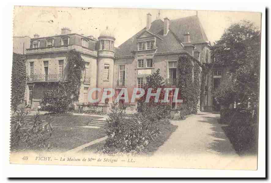 Vichy CPA La maison de Mme de Sevigne