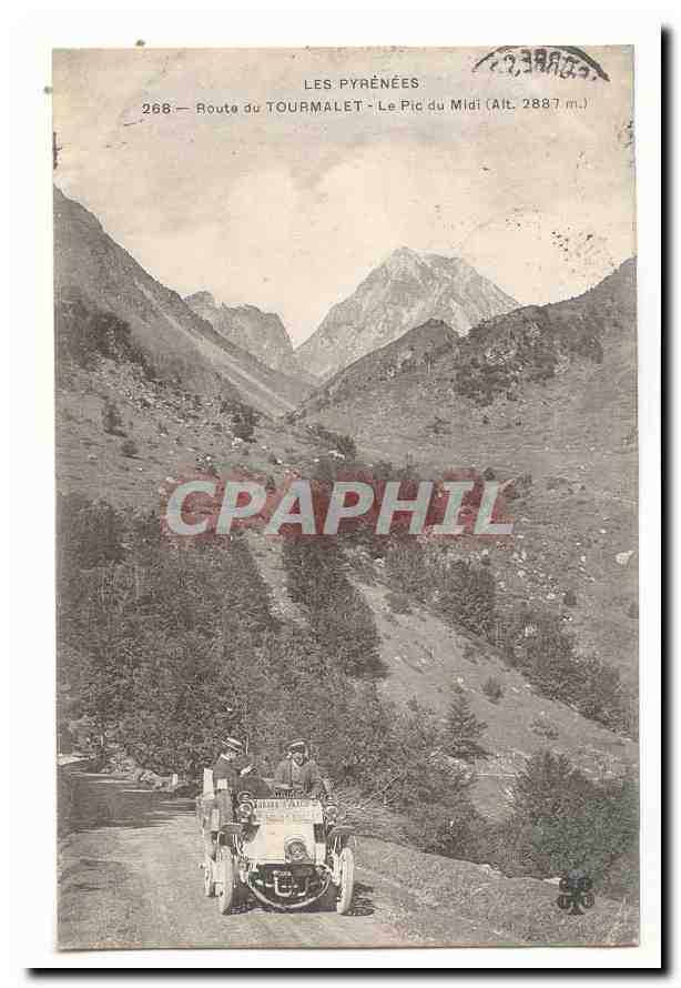 Route du Tourmalet — Le Pic du Midi (Alt. 2887 m.) — Les Pyrénées