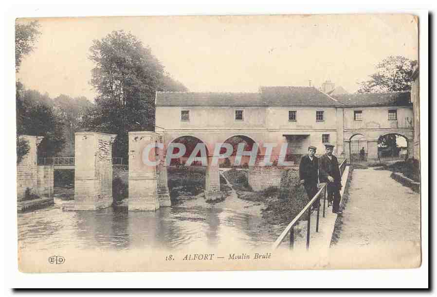Alfort CPA Moulin brule