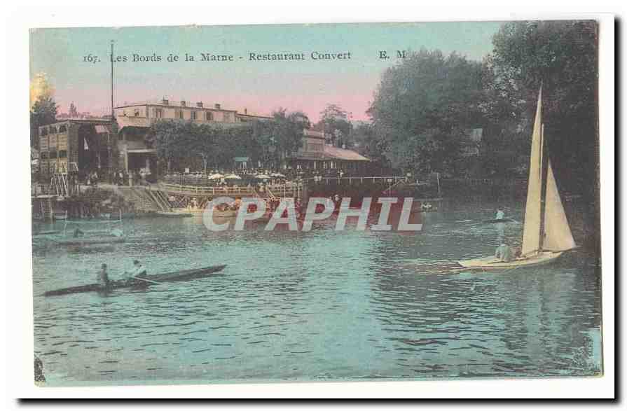 Les Bords de la Marne — Restaurant Convert — E. M. — n° 167
