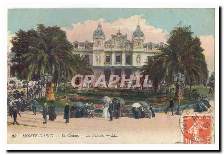 Monte Carlo Monaco CPA Le casino La facade